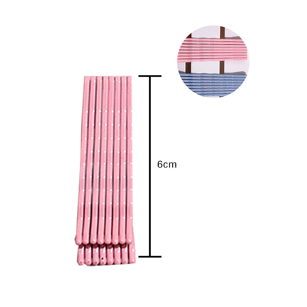 BSCI Audited Factory 6CM/2.36in 4 Waves Colorful Bobby pins bulk strong hair clips for Hair Salon 40PCS