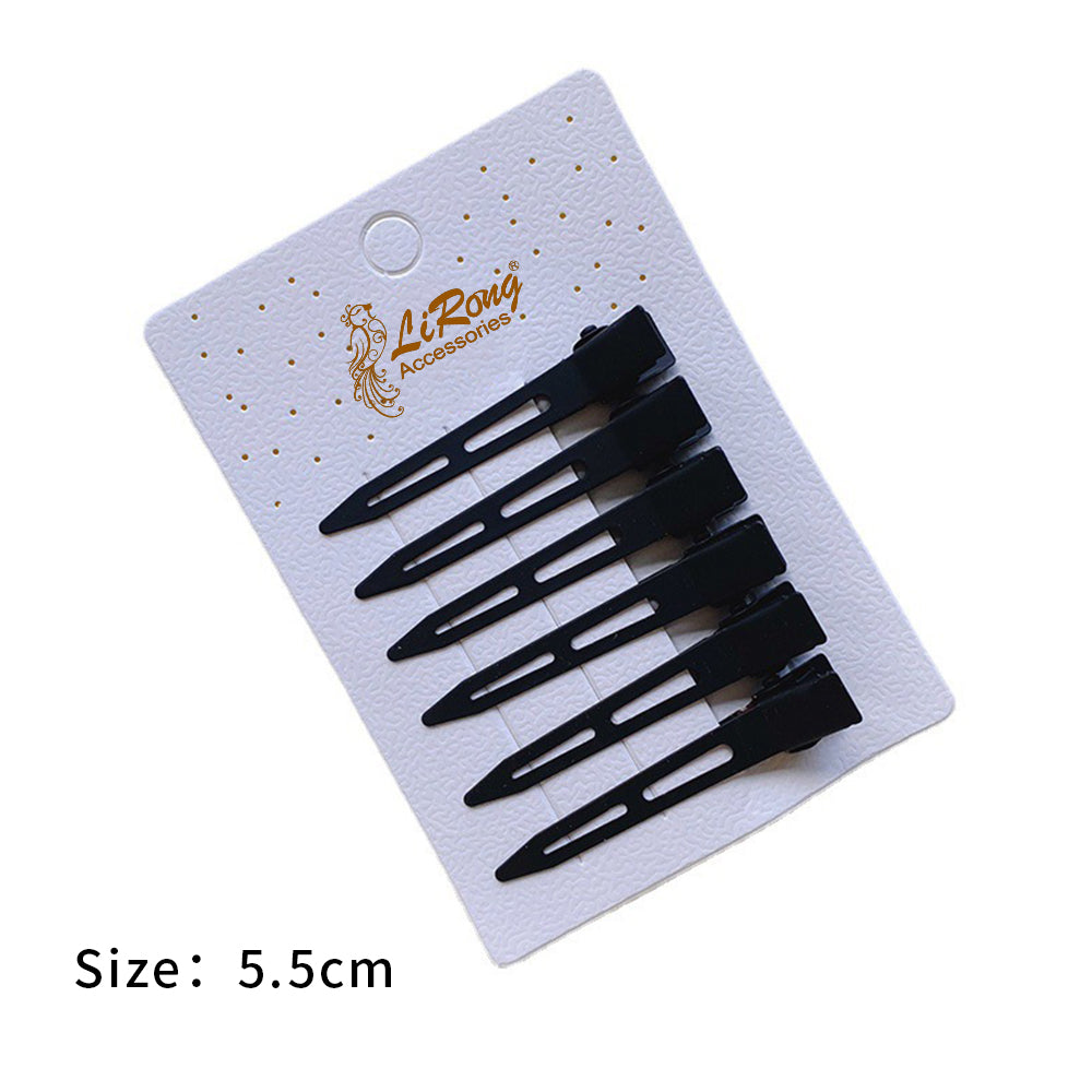 No bend Hair Clips- No Crease Hair Clips Styling Duck Bill Clips Alligator Hair Barrettes for Salon Hairstyle Hairdressing Bangs Waves Woman Girl Makeup Application