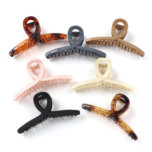 BSCI Audited Factory Plastic New Matching Nonslip Hair Claw Clips Jaw Clips Hair Clamps For Lady