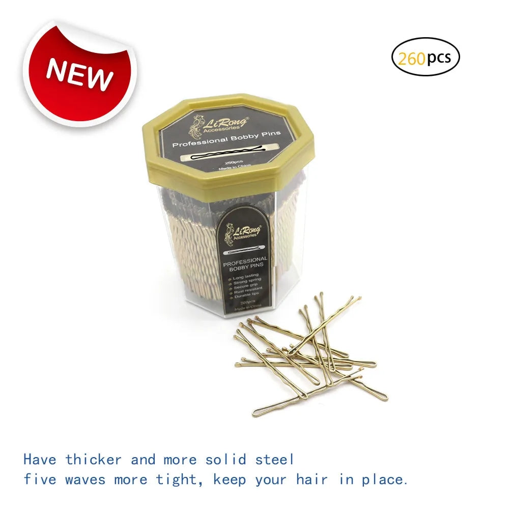 BSCI Audited Factory 5CM/2in Bobby pins bulk strong hair clips for Hair Salon 260pcs