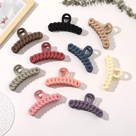 BSCI Audited Factory Plastic New Matching Nonslip Hair Claw Clips Jaw Clips Hair Clamps For Lady