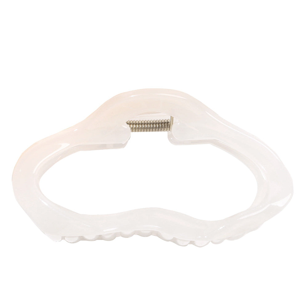 BSCI Audited Factory Plastic Hot Sale Jelly cloud Matching Nonslip Hair Claw Clips Jaw Clips Hair Clamps For Lady